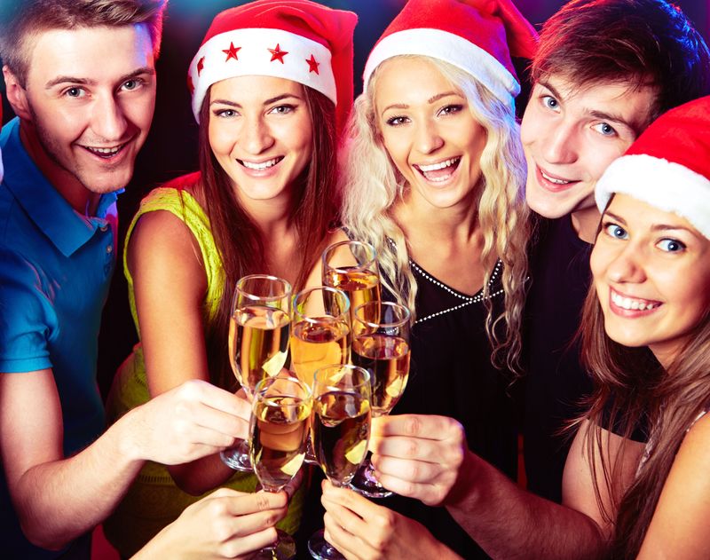 Raise your glasses to Christmas! The drinks are free flowing on a Thames Party Cruise.